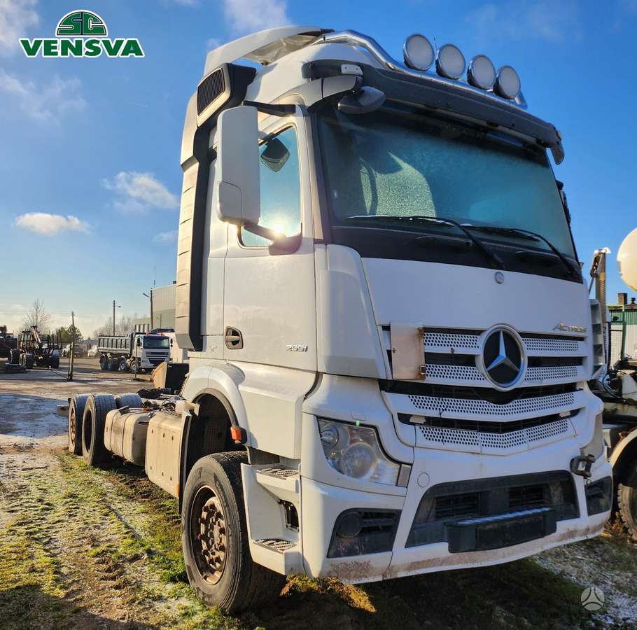 Mercedes Benz ACTROS 2551 6x2 važiuoklės 2015 02 m A24646550