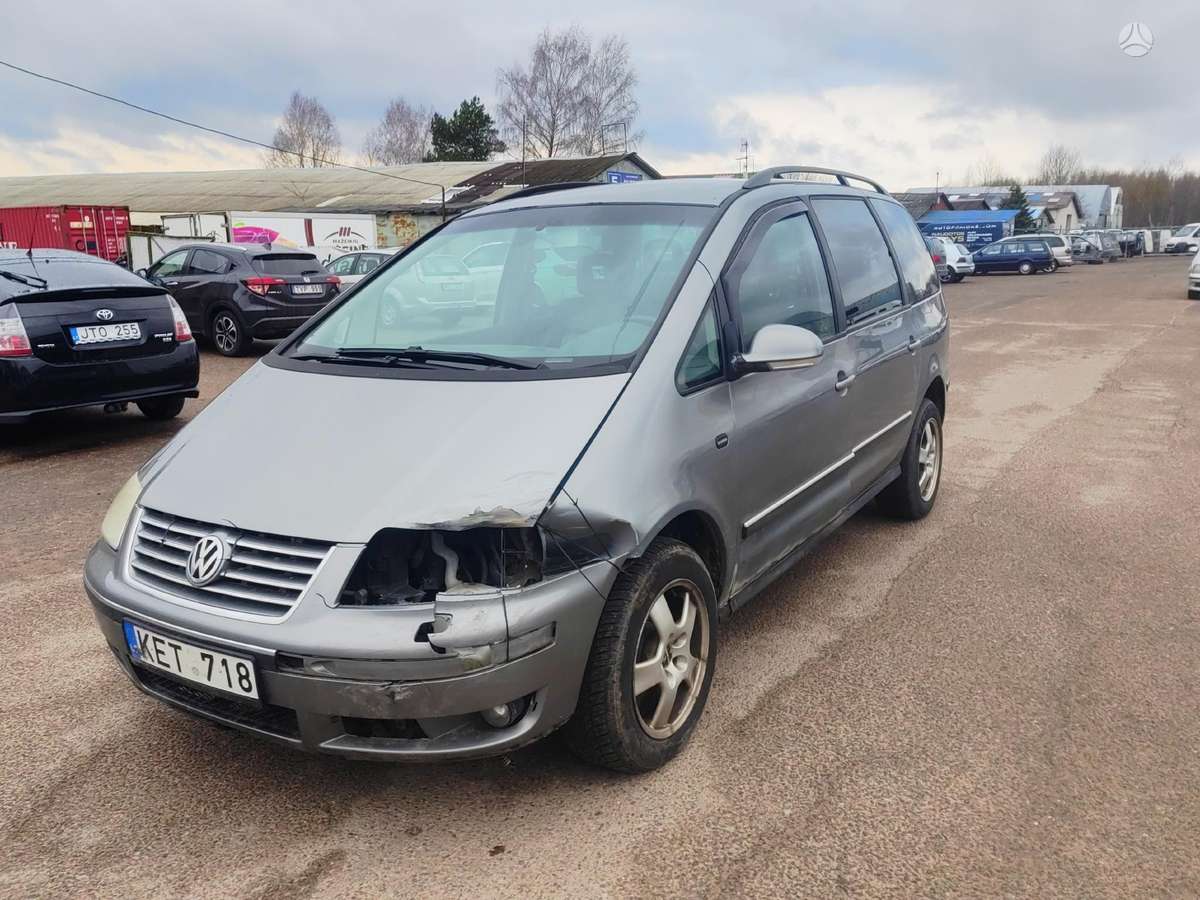 Volkswagen Sharan Dalimis Dalimis Odinis Salonas Awc Variklis Turbo