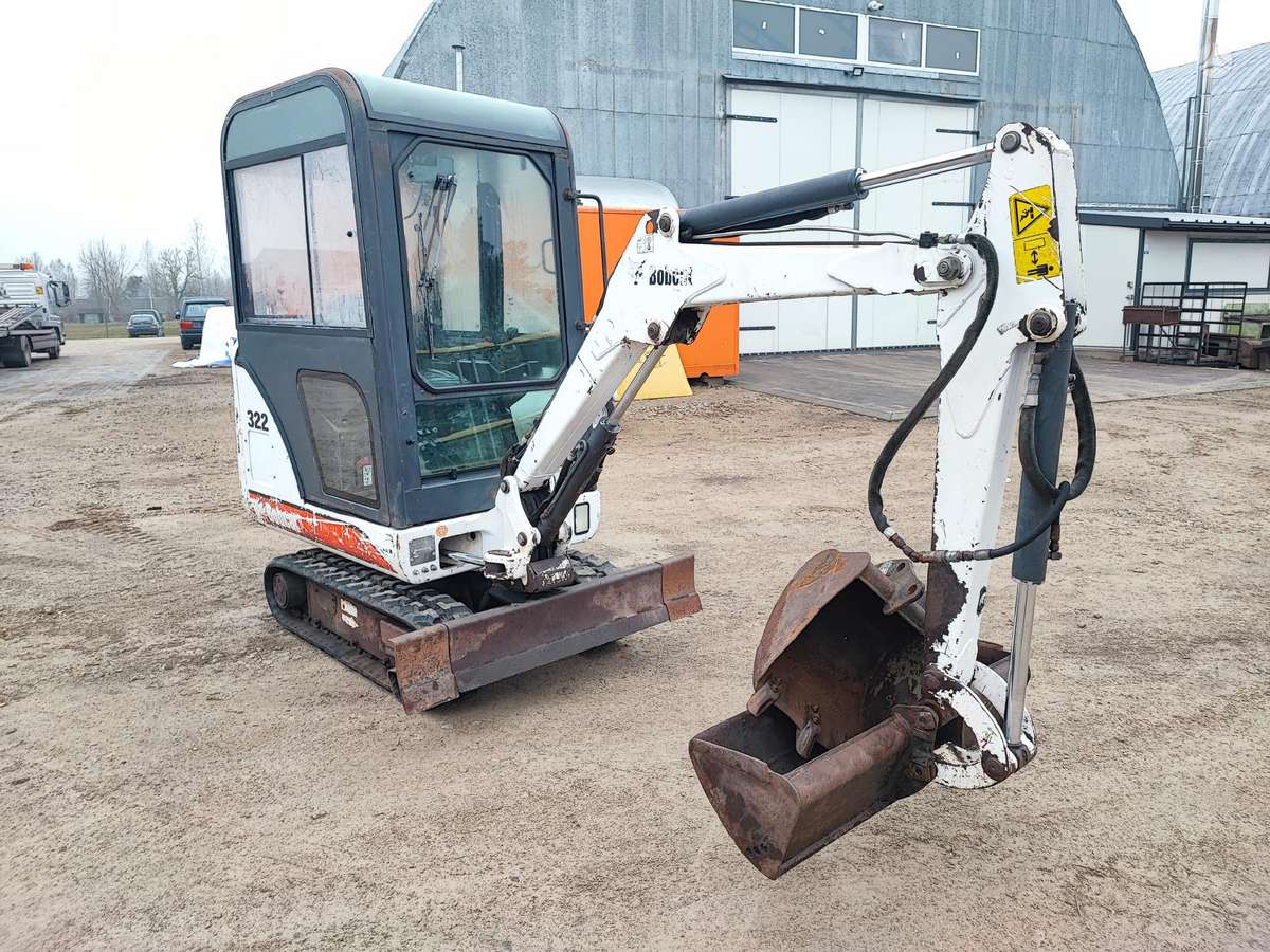 Bobcat 322 Mini Excavator 2002 08 M A27430085