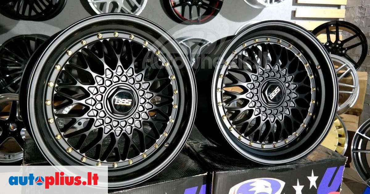 Bbs Bbs Rs Black Gold Rivets Lengvojo Lydinio R A