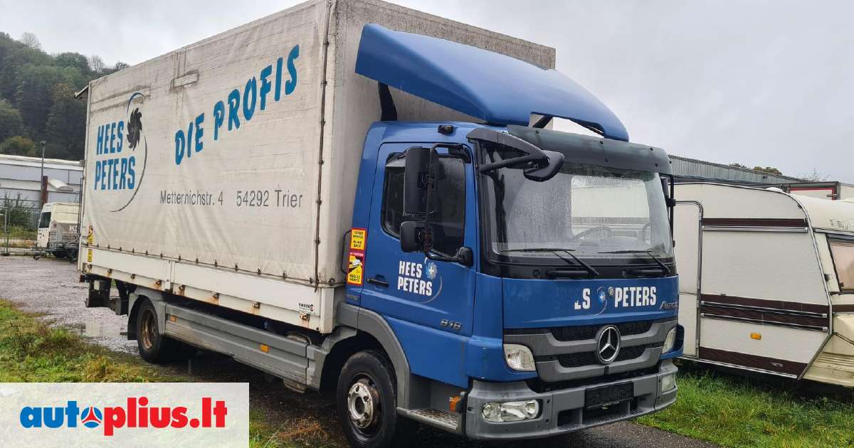 Mercedes Benz Atego Bortiniai Su Tentu M A