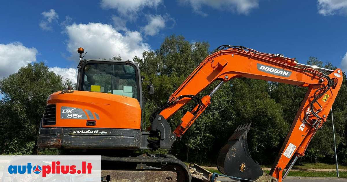 Doosan DX85R Ekskavatoriai 2015 M A26697421