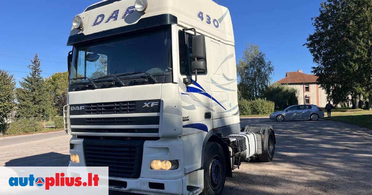 Daf Xf Mechanik Retarder Double Sleeper M A