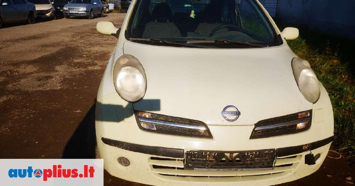 Nissan Micra Dalimis Pigios Dalys Vilniuje