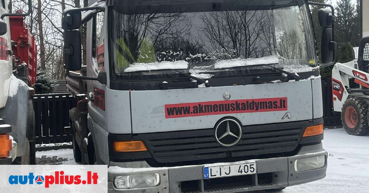 Mercedes Benz Atego Savivar Iai Su Kranu M A