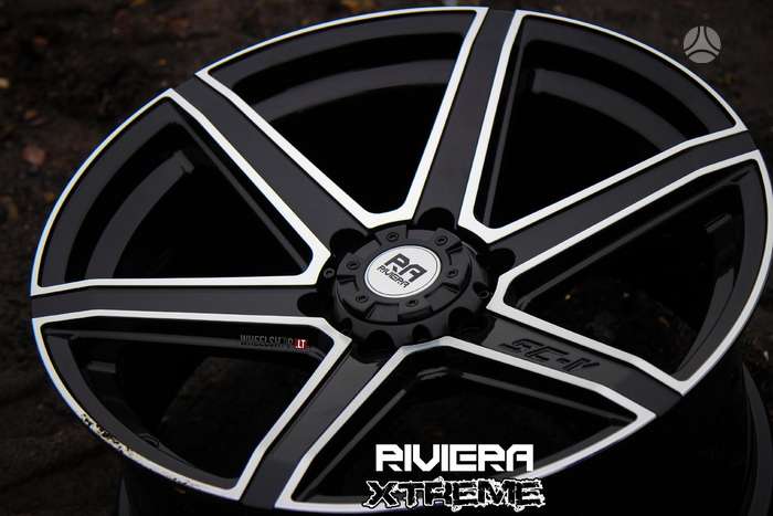 RIVIERA RX800 Satin Black Milled Edge, lengvojo lydinio, R20 | A20016801