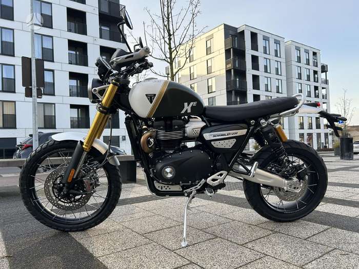Triumph Scrambler 1200cc, street / classic