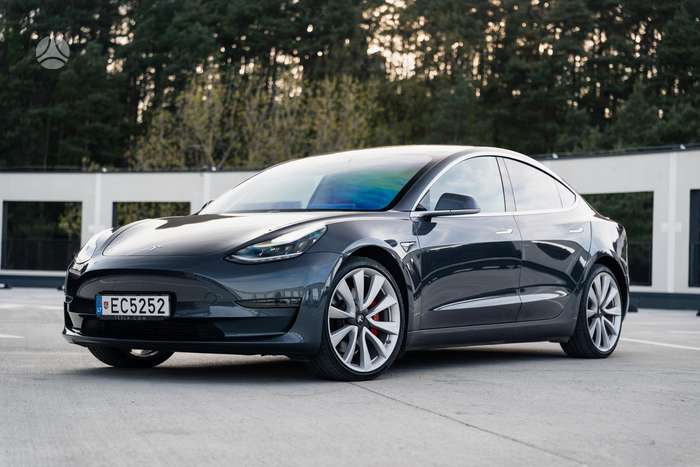 Tesla Model 3, 75 kWh, sedanas