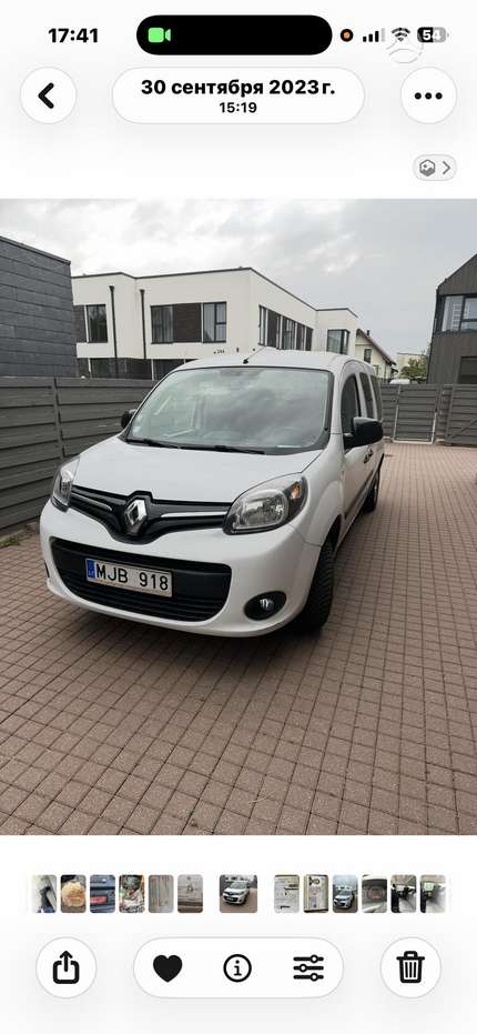 Renault Kangoo, 1.5 l., Минивэн