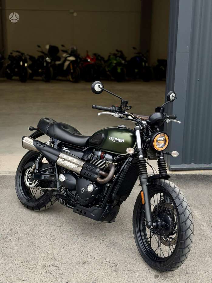 Triumph Scrambler 900cc, street / classic