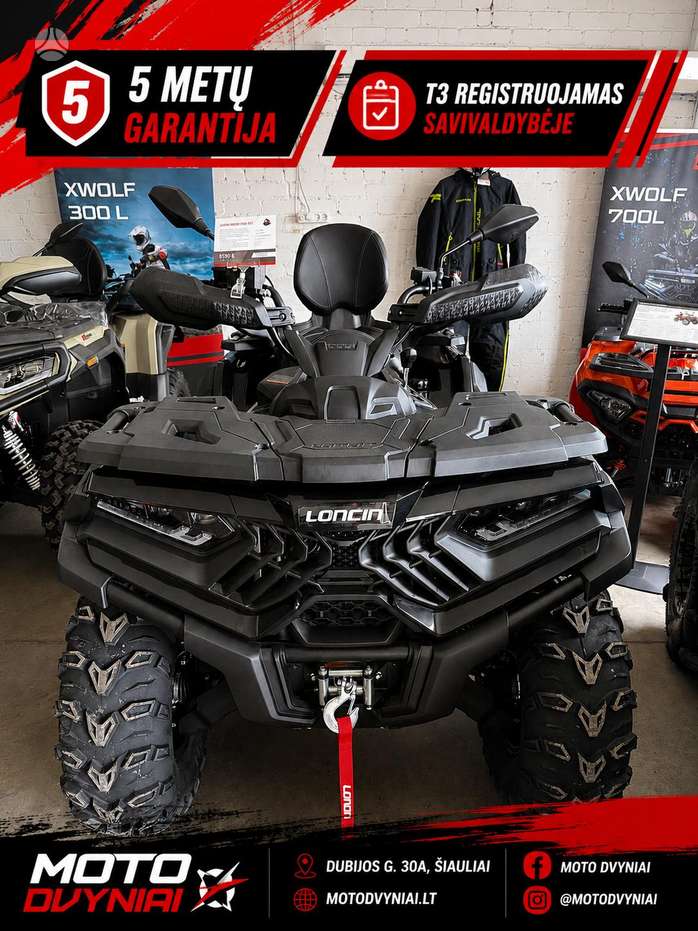 Loncin XWOLF 700L  686cc, keturračiai