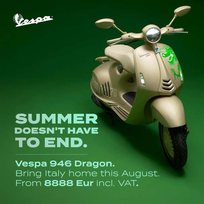 Piaggio Vespa, scooters / mopeds