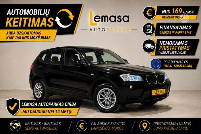 BMW X3, 2.0 l., off-road / crossover