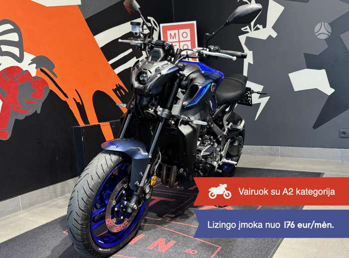 Yamaha MT 09 890cc, street / classic