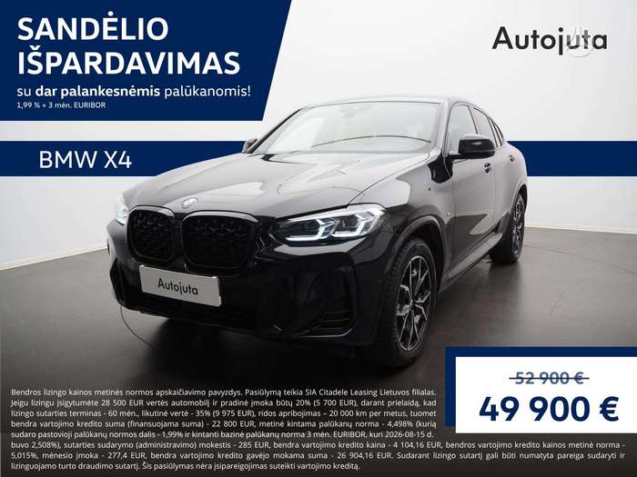 BMW X4, 2.0 l., off-road / crossover