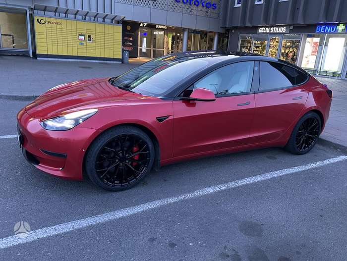 Tesla Model 3, 82 kWh, sedanas