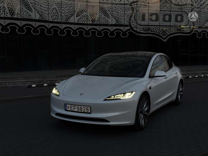 Tesla Model 3, 60 kWh, sedanas