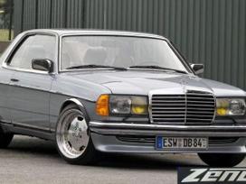 Mercedes-Benz W123 пороги, спойлеры