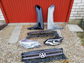 Volkswagen Tiguan Priekiniai bamperis sparnai pr kapotas grotelės pr panelė žib
