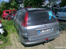 Peugeot 206 dalimis. Iš prancūzijos esant galimybei organizuojam detalių pr