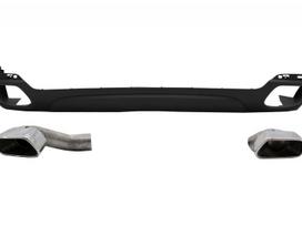 BMW X5 Galinio bamperio difuzorius ir duslintuvo antgaliai skirti bmw x