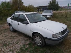 Opel Vectra dalimis. Automobilis ardomas