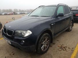 BMW X3 Bmw x3 2008m 130 kw automatinė pavarų dėžė rudas odinis sal