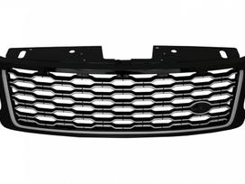Land Rover Range Rover dalimis. Priekinės grotelės autobiography design look black chr
