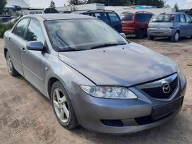 Mazda 6 по частям. Automobilis ardomas dalimis запасные части автомобил