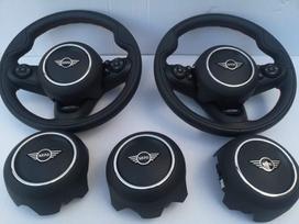 Mini Cooper консоль, подушки безопасности, рули