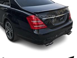 Mercedes-Benz S klasė Mb w221 2005 2013 bagažinės spoileris juodas blizgus visa inf