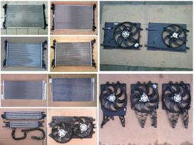 Alfa Romeo Mito, 50518343, P67764701, 22245805, a/c condenser, water radiator, fan