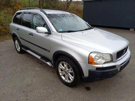 Volvo XC90 dalimis. Juodas odinis salonas kablys rida 240 t km