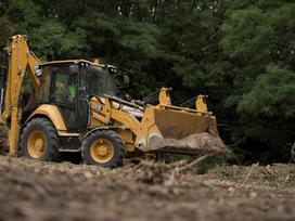 Caterpillar 428, excavator loader