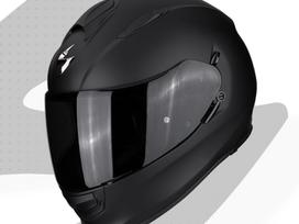 Scorpion EXO - 491 black moto salmas, uždari