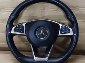 Mercedes-Benz GLC klasė dalimis. Priekine galine pakaba airbagai dirzai vairas