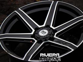 RIVIERA RX800 Satin Black Milled Edge, light alloy, R20