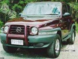 SsangYong Korando по частям. Visos dalys lankai slenksčiai remontuojame varikli