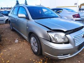 Toyota Avensis по частям. Automobilis ardomas dalimis запасные части автомобил