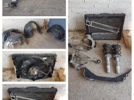 BMW 2 serija F87 m2 galinis bamperis pilnas turi pabraizymu difuzorius itr