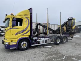 Scania R580 6x4, kokvedēji