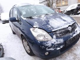Toyota Corolla Verso по частям. Automobilis ardomas dalimis запасные части автомобил