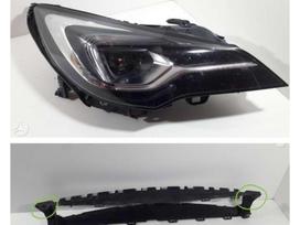Opel Astra, 39061597  13448088  13464791 39111150  3, bamperi, gaismas, radiatora režģis