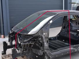 BMW i3 dalimis. Bmw i01 i3 2014 m priekinis kairys ketvirtis id 12