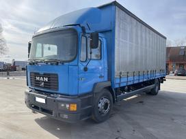 MAN 18.284, dropside trucks with tarpaulin
