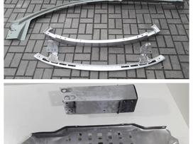 Tesla Model Y, 1487461 1487601 150543300B 149509300B, усилители бамперов (буферов)