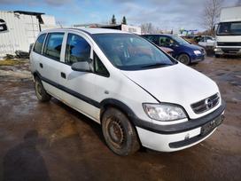 Opel Zafira for parts. Automobilis ardomas dalimis запасные части автомобил
