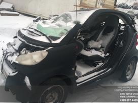 Smart Fortwo for parts. Automobilis ardomas dalimis запасные части автомоби