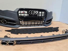 Audi A6 bamperiai, apdailos grotelės