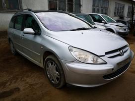 Peugeot 307 по частям. Automobilis ardomas dalimis запасные части автомобил